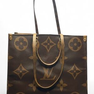 Authentic 💯 Louis Vuitton OnTheGo 2Way Tote Brown GM